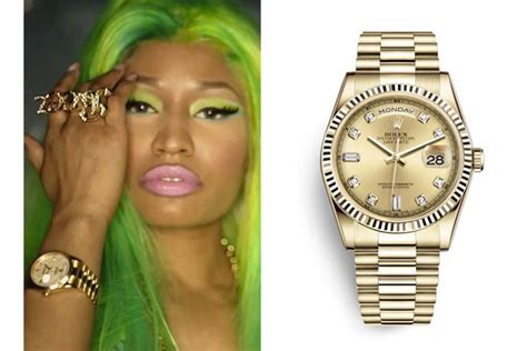 nicki minaj rolex